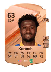 Nohan Kenneh Rare 63 OVR