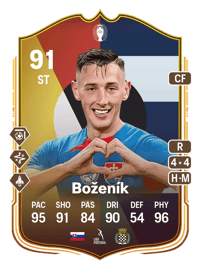 Róbert Boženík UEFA EURO Make Your Mark Plus 91 OVR