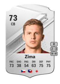 David Zima Rare 73 OVR