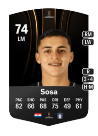 Ramón Sosa CONMEBOL Libertadores 74 OVR