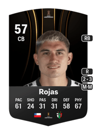 Benjamín Rojas CONMEBOL Libertadores 57 OVR