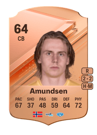 Isak Helstad Amundsen Rare 64 OVR