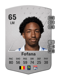 Malick Fofana Common 65 OVR