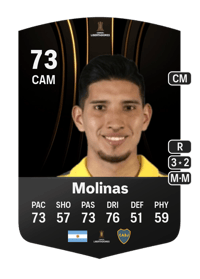 Aaron Molinas CONMEBOL Libertadores 73 OVR