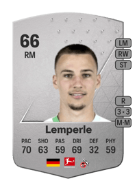Tim Lemperle Common 66 OVR