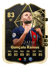 Gonçalo Ramos Team of the Week 83 OVR