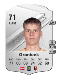 Albert Grønbæk Rare 71 OVR