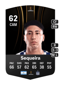 Luis Sequeira CONMEBOL Libertadores 62 OVR