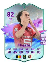 Arthur Theate In-Progress Future Stars Evolution 82 OVR
