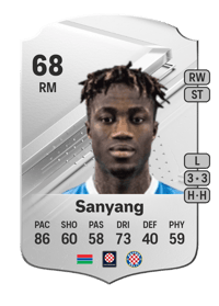 Abdoulie Sanyang Rare 68 OVR