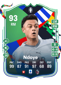 Dan Ndoye UEFA EURO Path to Glory 93 OVR