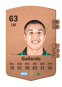 David Gallardo Common 63 OVR