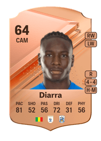 Brahima Diarra Rare 64 OVR