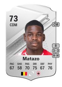 Eliot Matazo Rare 73 OVR