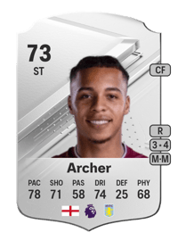 Cameron Archer Rare 73 OVR