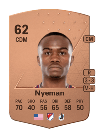 Moses Nyeman Common 62 OVR