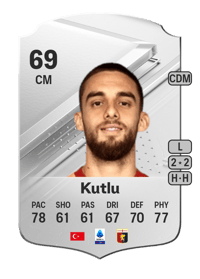 Berkan Kutlu Rare 69 OVR