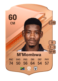 Charles M'Mombwa Rare 60 OVR