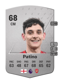 Charlie Patino Common 68 OVR
