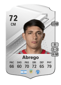 Gonzalo Abrego Rare 72 OVR