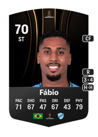 Fábio CONMEBOL Libertadores 70 OVR
