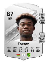Amankwah Forson Rare 67 OVR