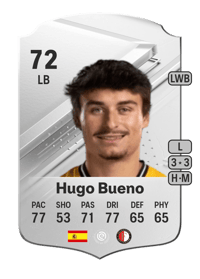 Hugo Bueno Rare 72 OVR