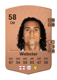 Charlie Webster Common 58 OVR