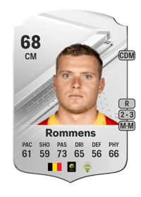 Philippe Rommens Rare 68 OVR