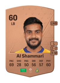 Mansour Al Shammari Common 60 OVR