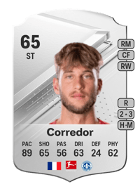 Killian Corredor Rare 65 OVR