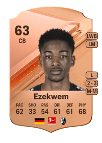 Kimberly Ezekwem Rare 63 OVR