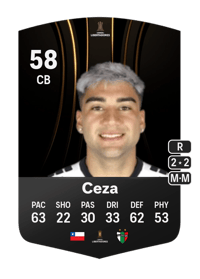 Antonio Ceza CONMEBOL Libertadores 58 OVR