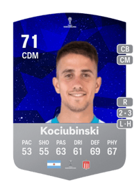 Bautista Kociubinski CONMEBOL Sudamericana 71 OVR
