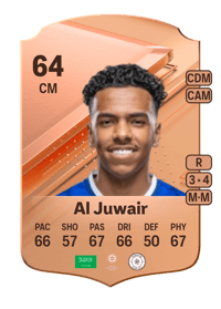 Musab Al Juwair Rare 64 OVR