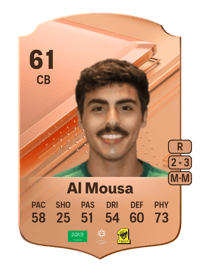 Saad Al Mousa Rare 61 OVR