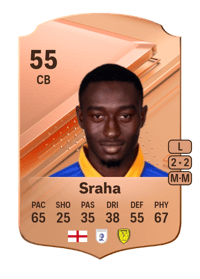 Jason Sraha Rare 55 OVR