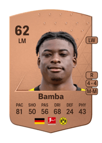 Samuel Bamba Common 62 OVR