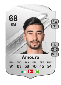 Mohamed Amoura Rare 68 OVR
