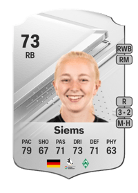 Caroline Siems Rare 73 OVR