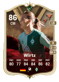 Juliane Wirtz Ultimate Dynasties 86 OVR