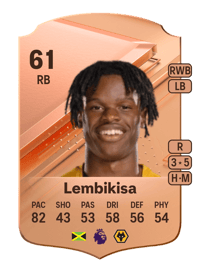 Dexter Lembikisa Rare 61 OVR