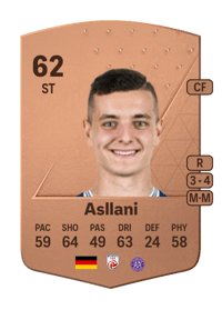 Fisnik Asllani Common 62 OVR