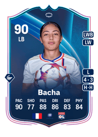 Selma Bacha UWCL Road to the Knockouts 90 OVR