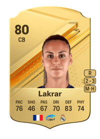Maëlle Lakrar Rare 80 OVR