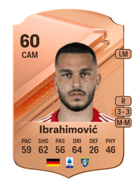 Arijon Ibrahimović Rare 60 OVR