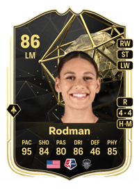 Trinity Rodman Team of the Week 86 OVR