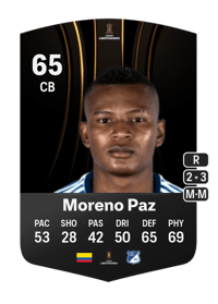 Alex Moreno Paz CONMEBOL Libertadores 65 OVR