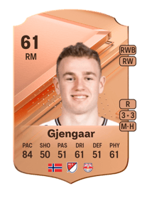 Dennis Gjengaar Rare 61 OVR
