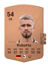 David Kubatta Common 54 OVR